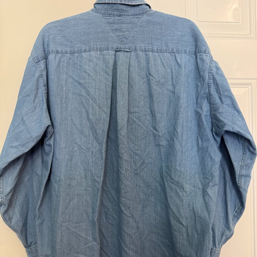 Tommy Hilfiger XL Denim Crest Shirt Vintage Y2K Style Bundle to save 20% - Picture 7 of 7